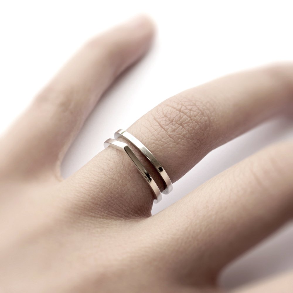PAIRED RING - MIRTA jewelry