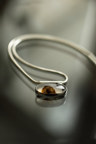 OVAL AGATE NECKLACE