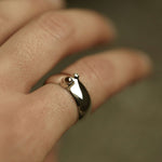 SMOKY QUARTZ AND DIAMOND RING