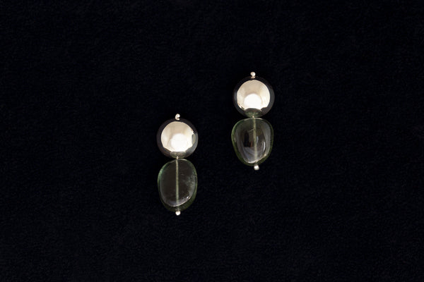 MOSS AQUAMARINE DROP EARRING