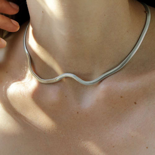 CURVE NECKLACE - MIRTA jewelry