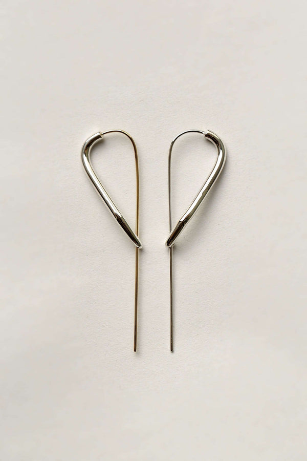 LARGE SAFETY PIN EARRING - MIRTA jewelry