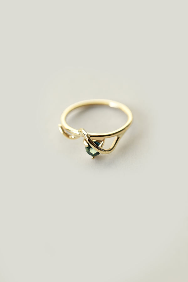 SAPPHIRE VINE RING - MIRTA jewelry