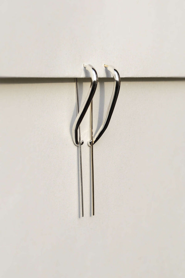 LARGE SAFETY PIN EARRING - MIRTA jewelry