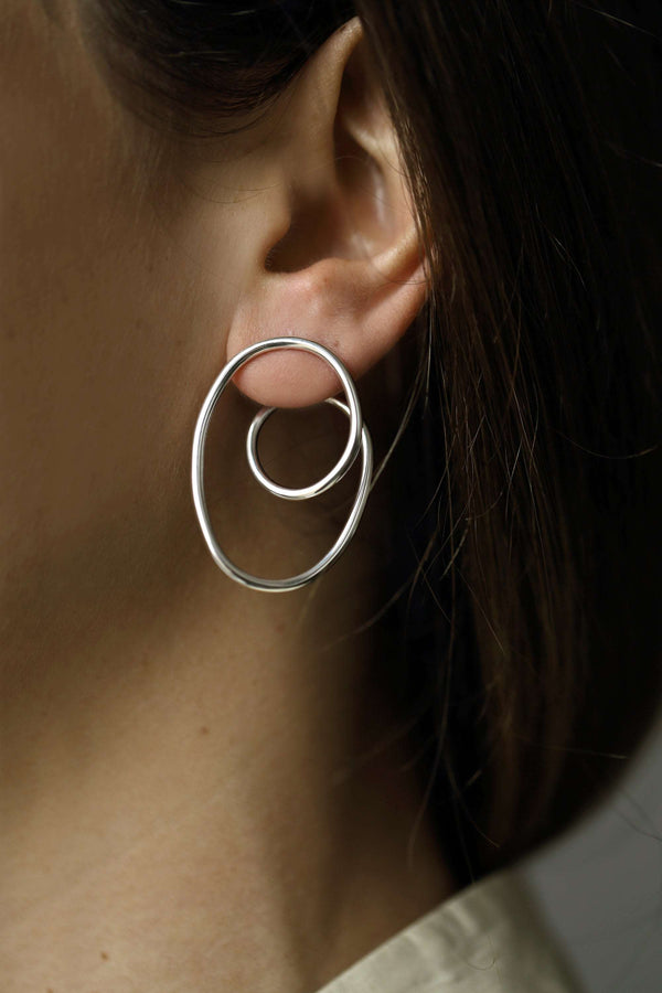 LARGE ORBIT EARRING - MIRTA jewelry