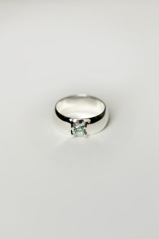 WIDE TOURMALINE RING