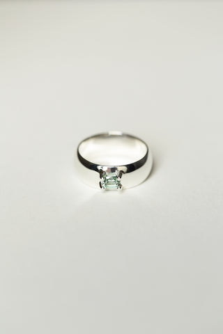 WIDE TOURMALINE RING