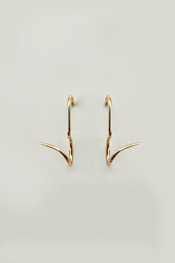 VINE VERTICAL EARRING