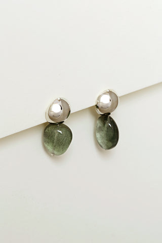 MOSS AQUAMARINE DROP EARRING