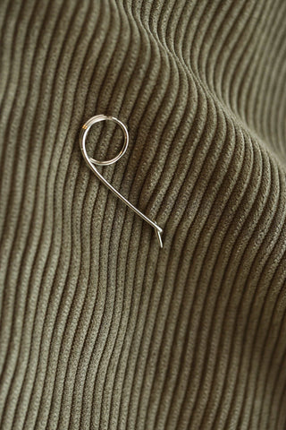 SAFETY PIN BROOCH