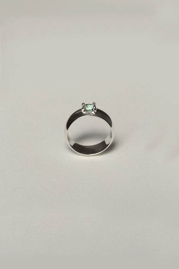 WIDE TOURMALINE RING