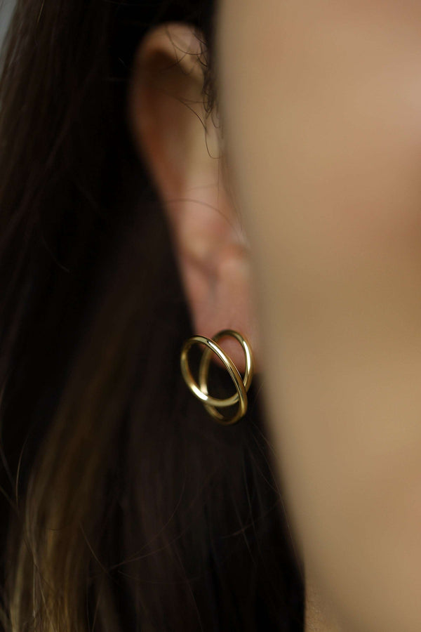 SMALL ORBIT EARRING - MIRTA jewelry