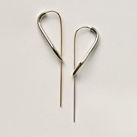 LARGE SAFETY PIN EARRING