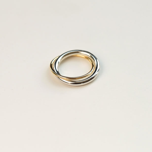 GOLD LOVERS RING - MIRTA jewelry