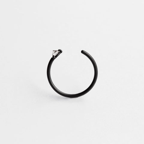 SINGLE THORN OXIDIZED RING