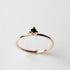 GOLD EYE 02 BLACK DIAMOND RING - MIRTA jewelry