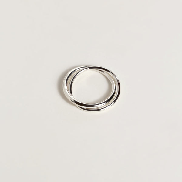 SILVER LOVERS RING - MIRTA jewelry