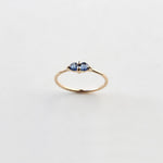 PAIRED SAPPHIRE RING
