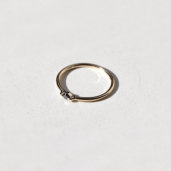 BLACK DIAMOND RING - MIRTA jewelry